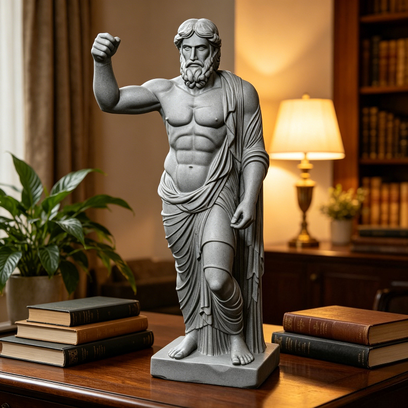 Model Kit Zeus - 3D Printed Zeus Relief, exquisite Greek