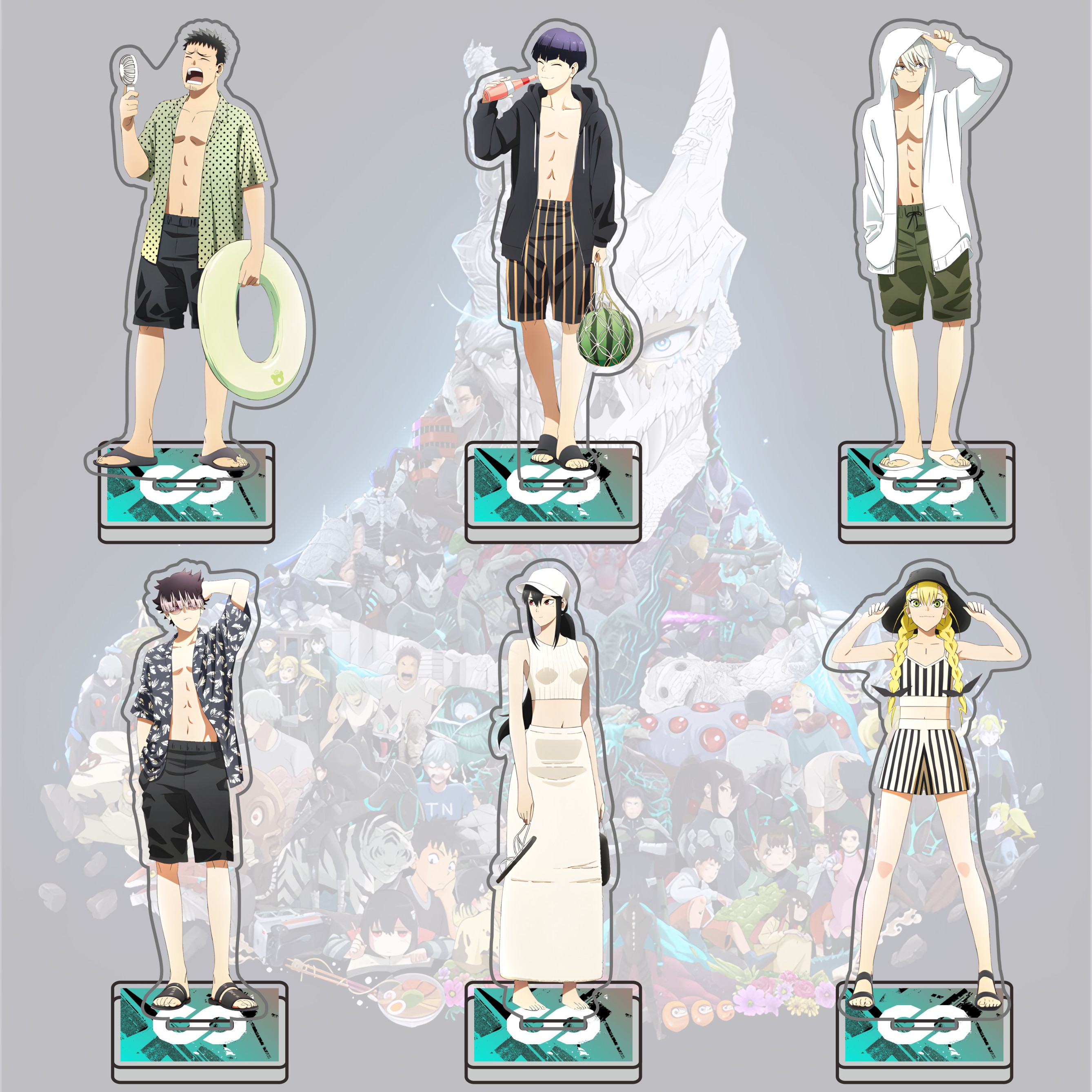 Model Kit Kaiju 8 - Anime Kaiju No 8 Acrylic Stand