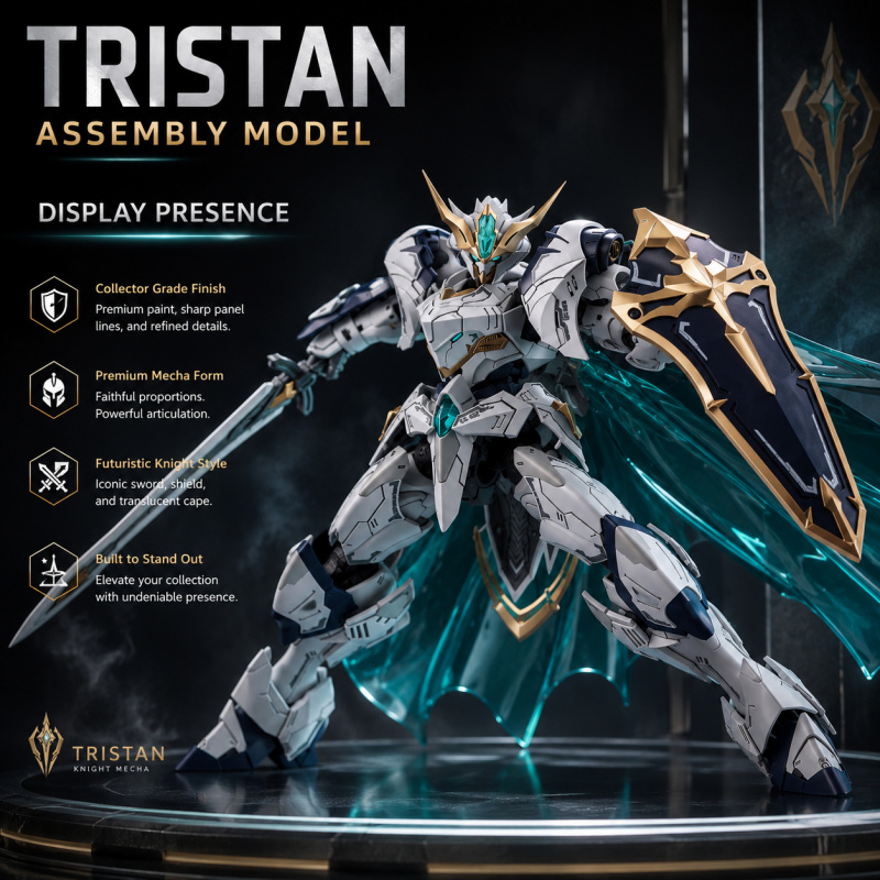 Model Kit Armored Core - Tristan Knight Mecha Assembly Model Kit,
