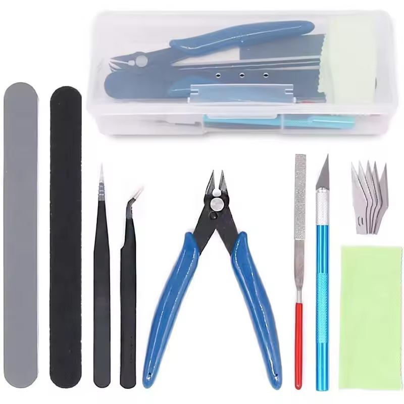 Model Kit Nippers - 9PCS/1set Model Building Tool Kit, Basic