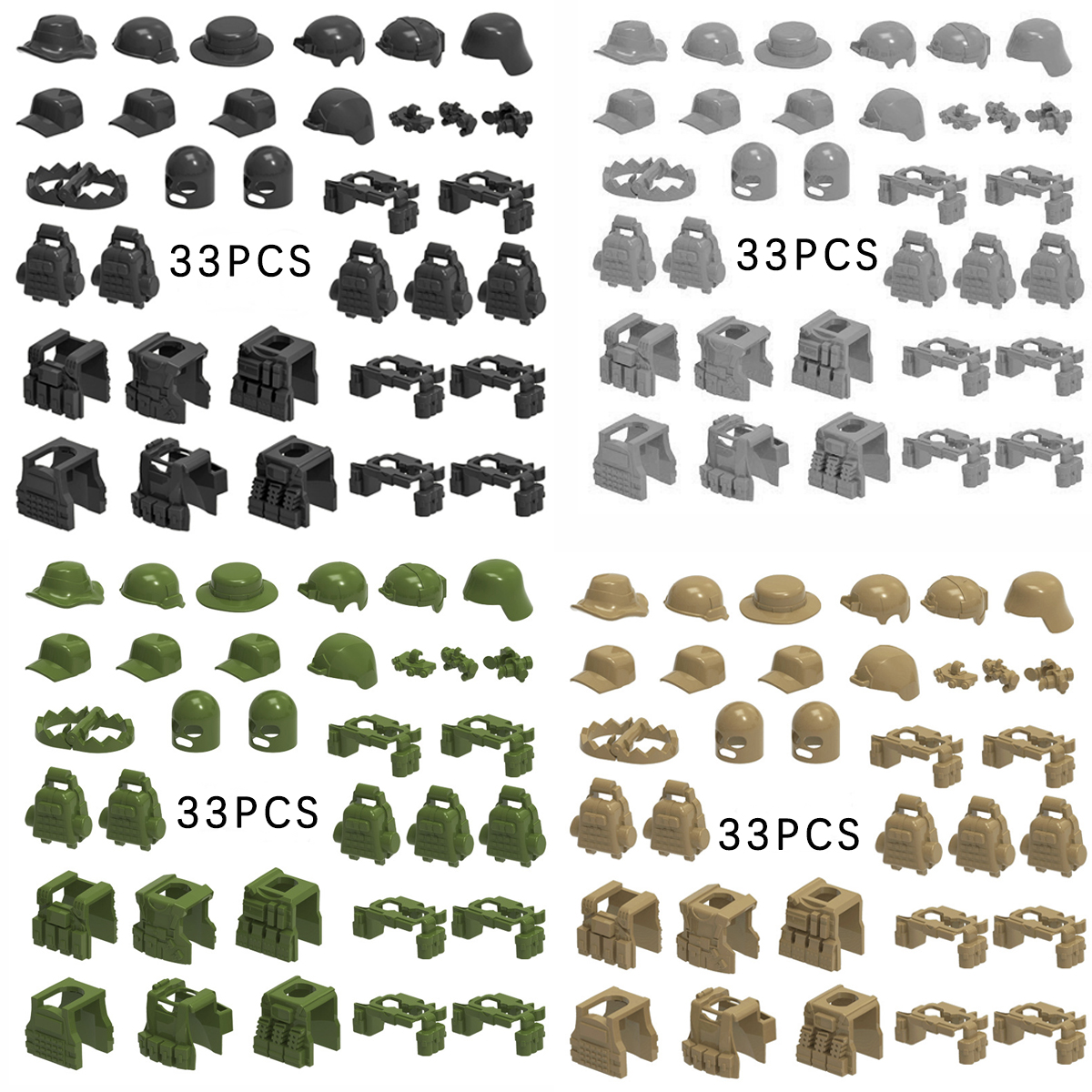 Model Kit Armored Core - Military Building Blocks with Mini Soldier