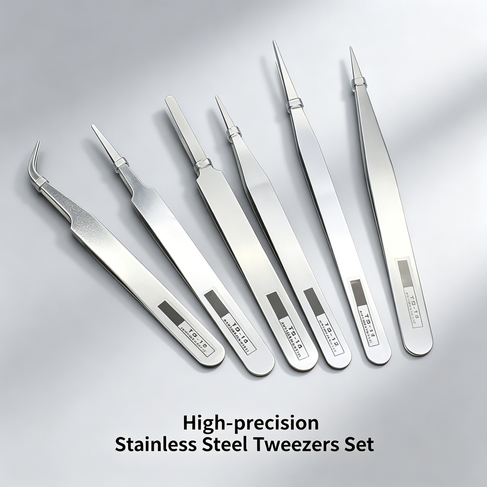 Model Kit Nippers - Multi Type Anti Static Tweezers Set
