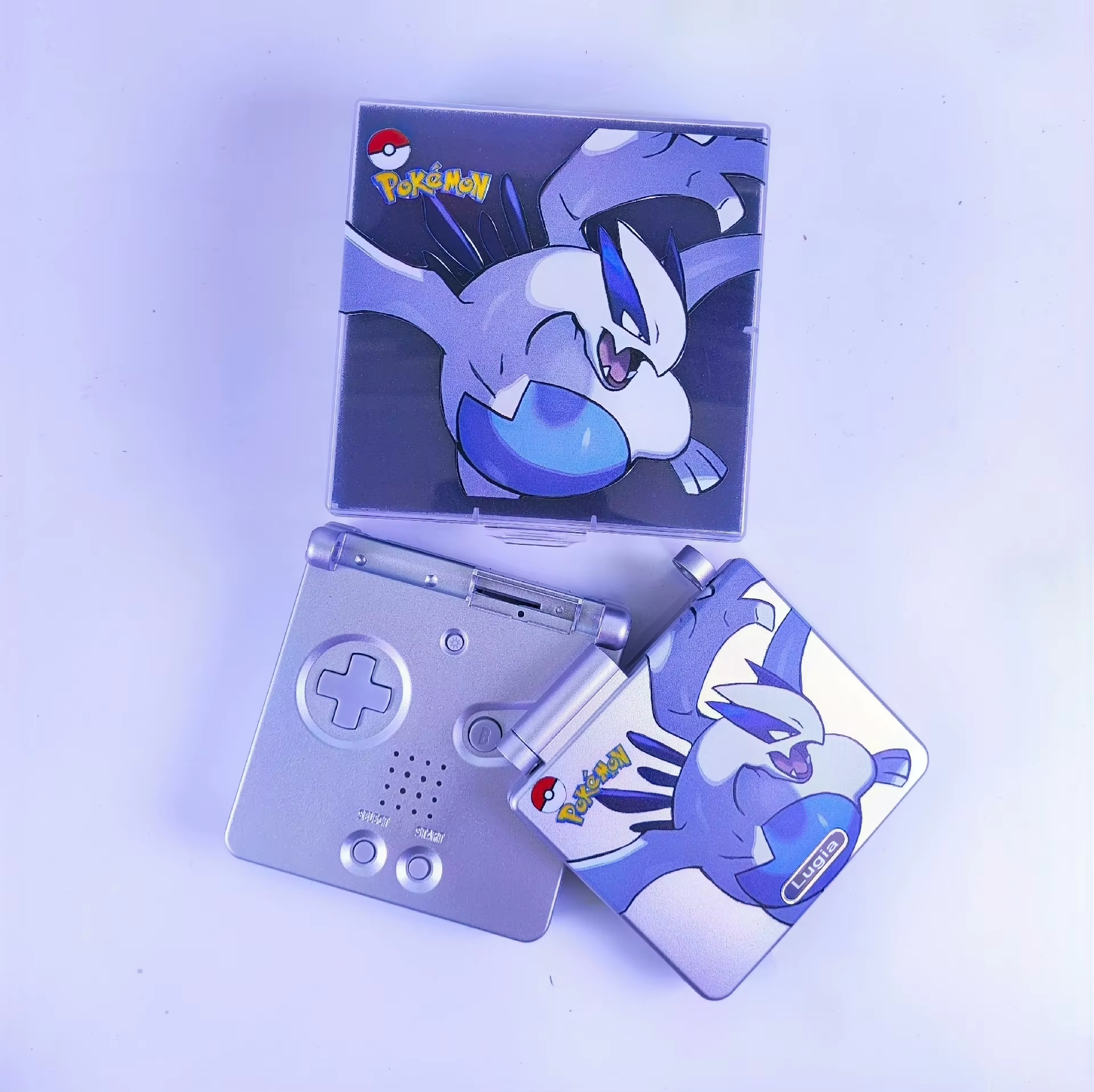 Model Kit Lugia - GBA SP Packaging and Shell Set