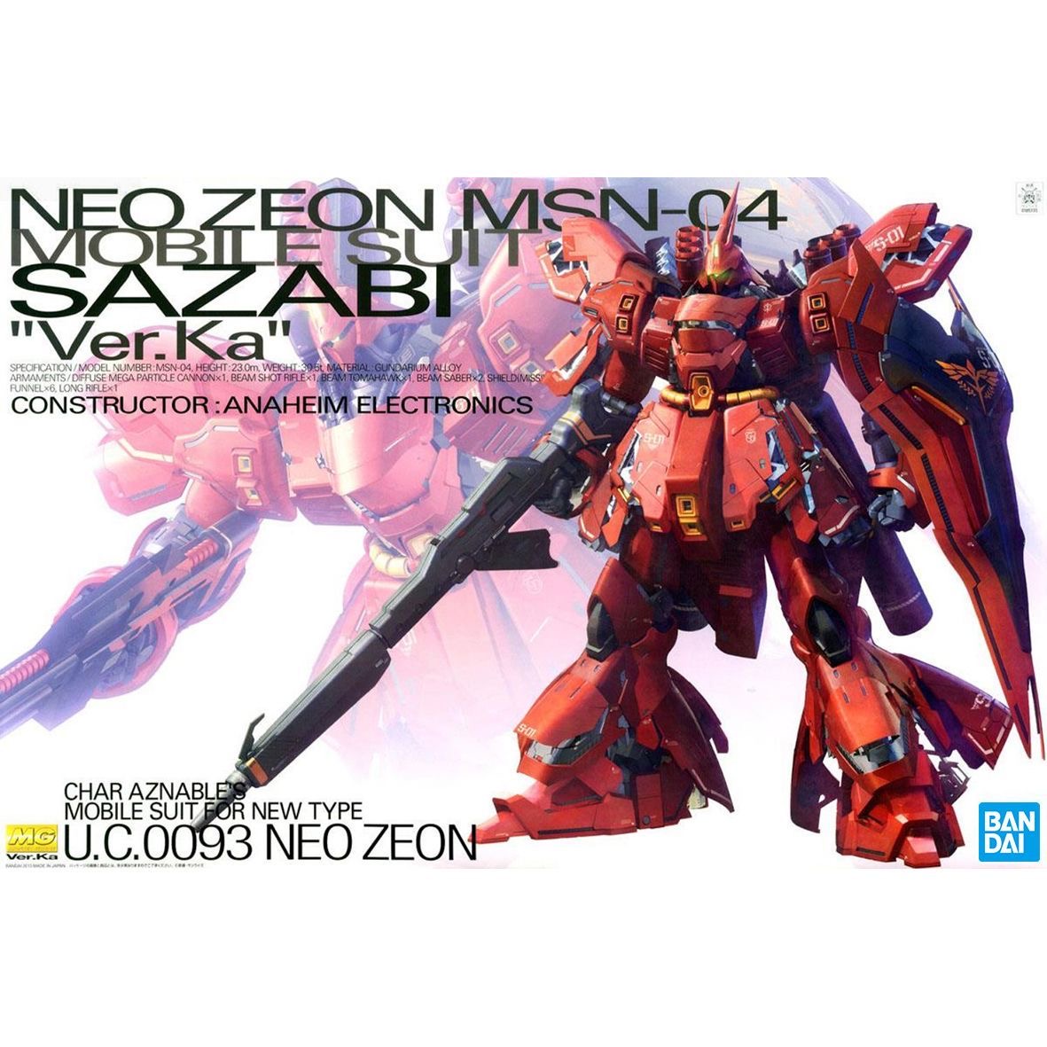 Gundam Model Mg - In Stock BANDAI MG 1/100 Sazabi