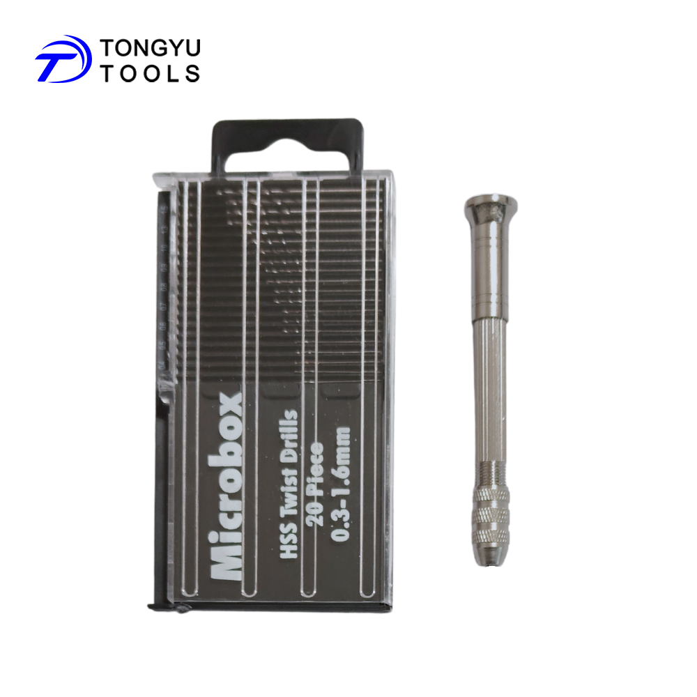 Pin Vice Micro - Micro Mini Twist Drill Bit Set