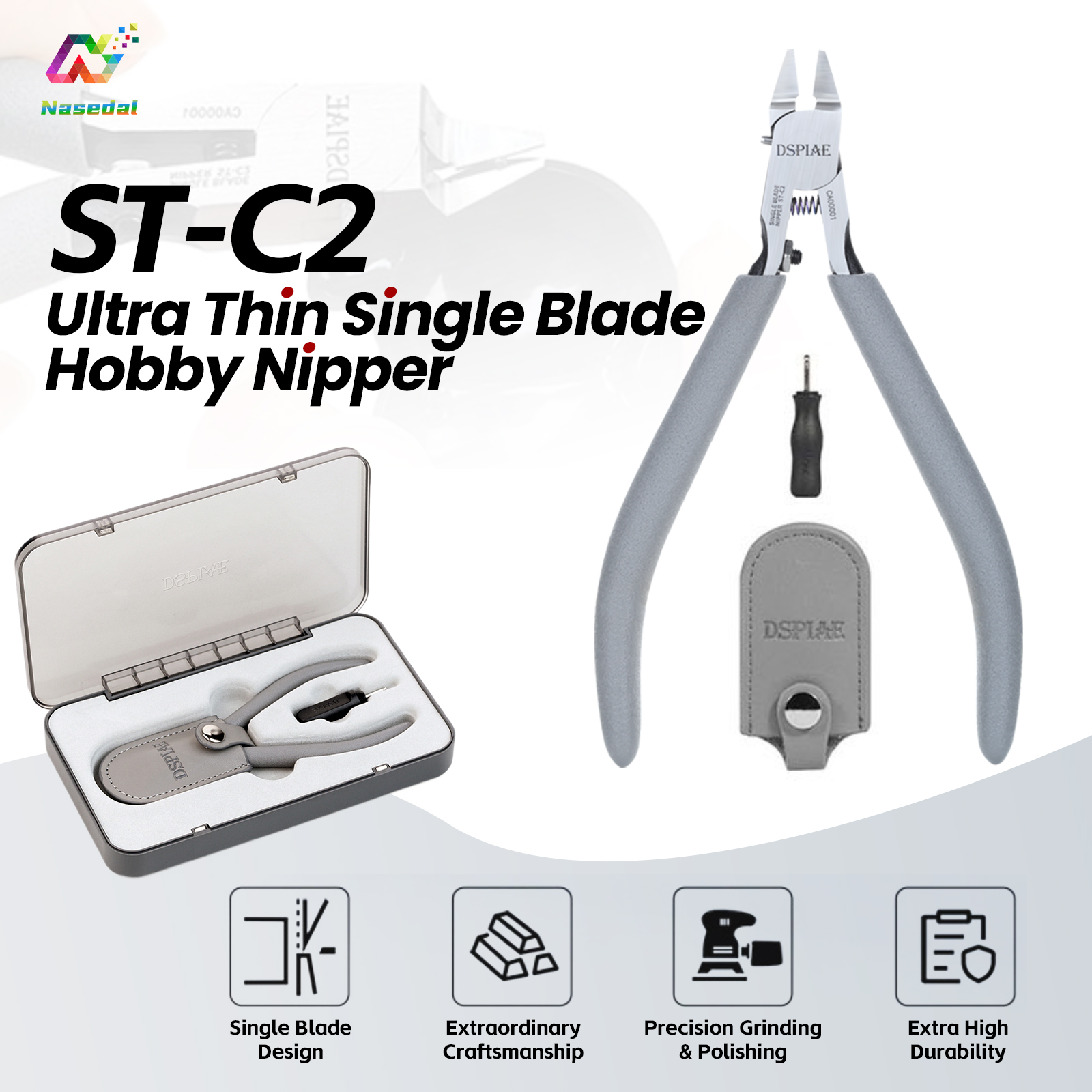 Model Kit Nippers - New DSPIAE ST-C2 Ultra-thin Single Blade