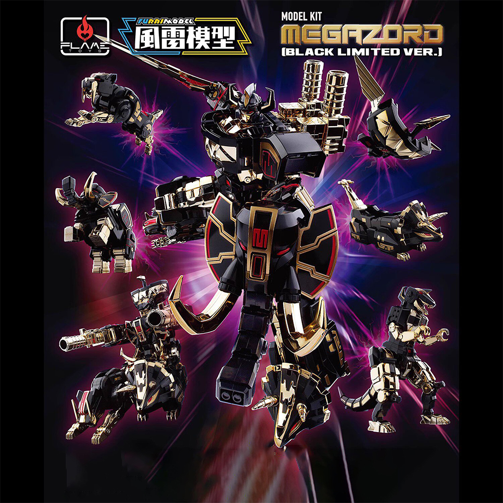 Model Kit Megazord - Original Flametoys Furai Model Dino Megazord