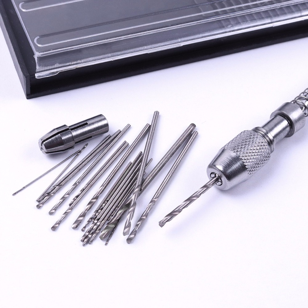 40PCS 0.3-1.6mm Twist Drill Bi - Pin Vice Micro avis et prix