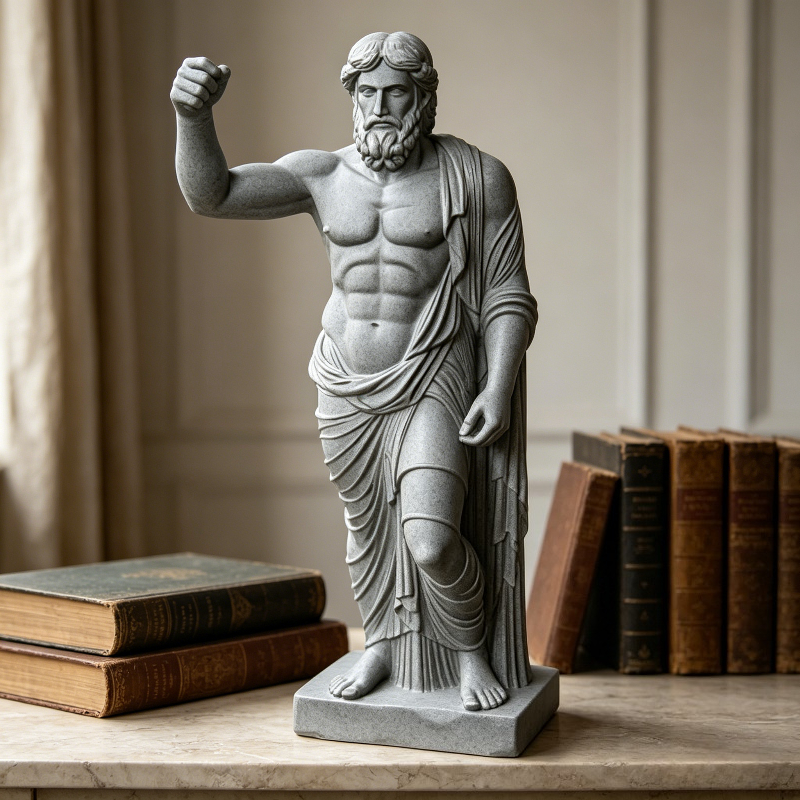 3D Printed Zeus Relief, exquis - Model Kit Zeus avis et prix