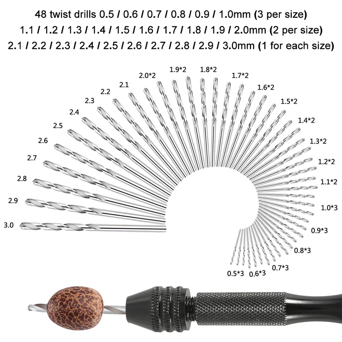 49 Mini Pieces Precision Pin V - Pin Vice Micro avis et prix