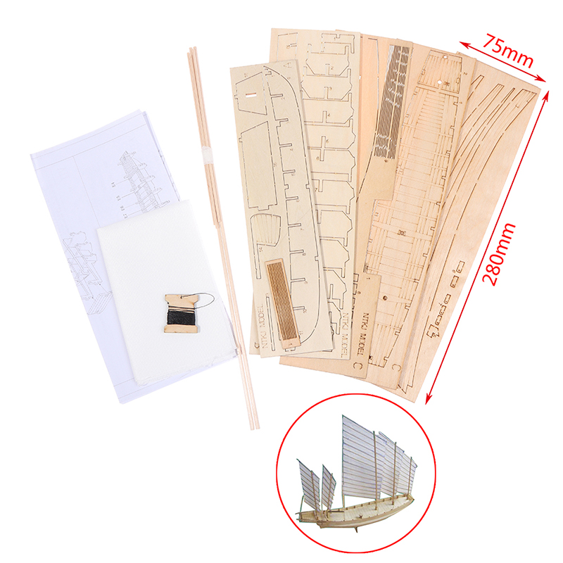 1pcs Chinese sand boat wooden  - Model Kit Entry Grade avis et prix
