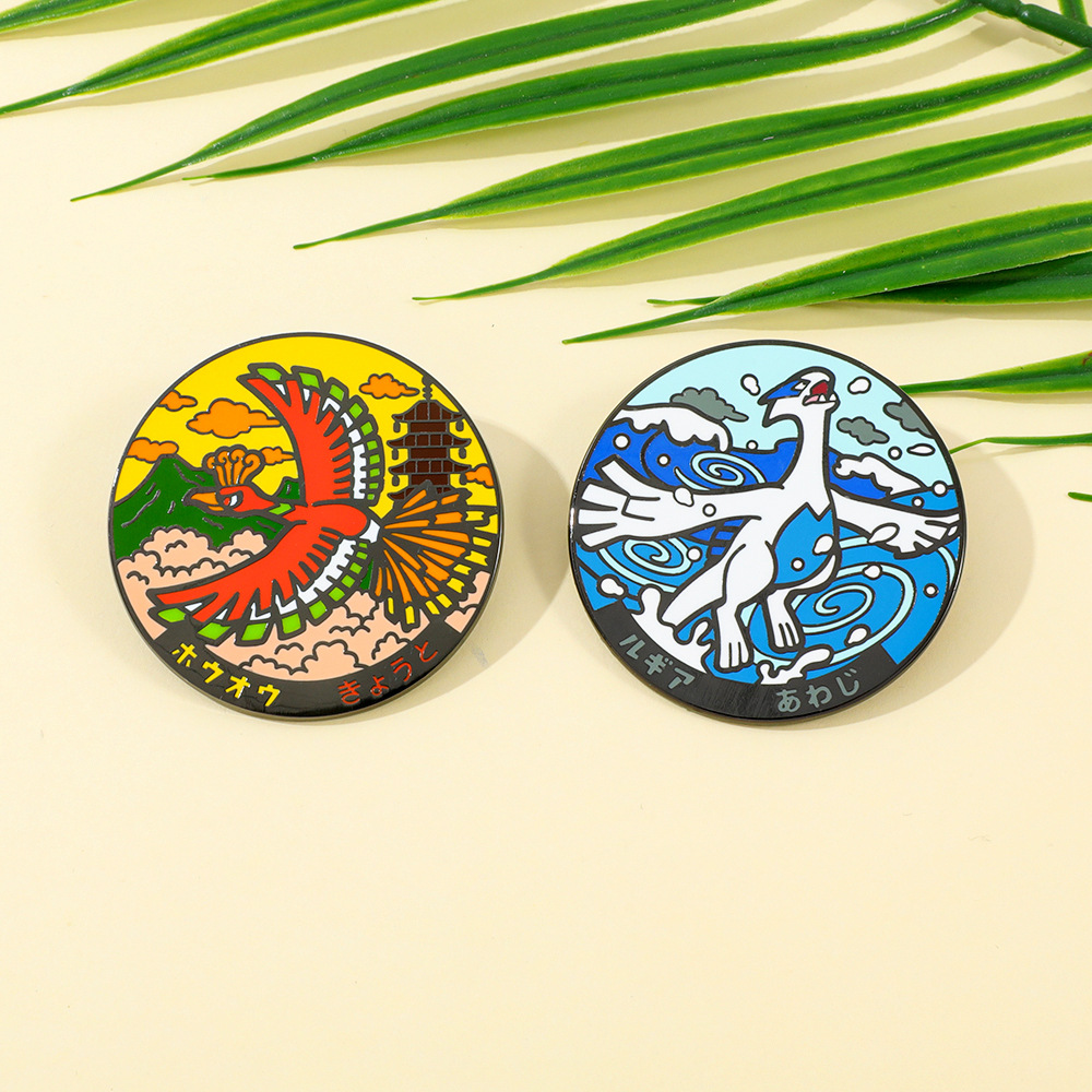 Anime Lugia & Ho-Oh Pin Badge  - Model Kit Lugia avis et prix