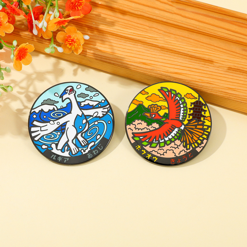 Anime Lugia & Ho-Oh Pin Badge  - Model Kit Lugia avis et prix