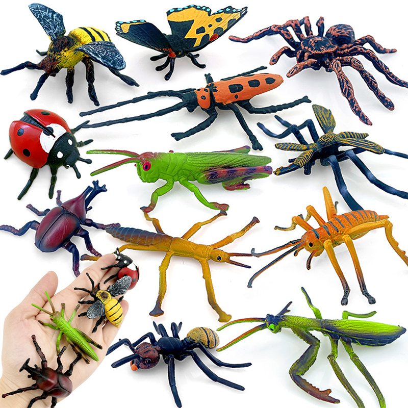 12pcs Wild Insect Animals Mode - Model Kit Lizard avis et prix