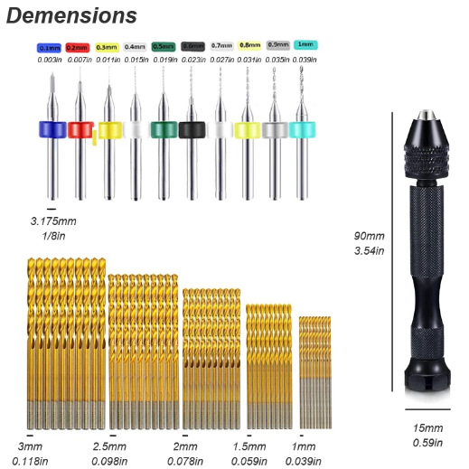 Micro Mini Pin Vise Hand Drill - Pin Vice Micro avis et prix