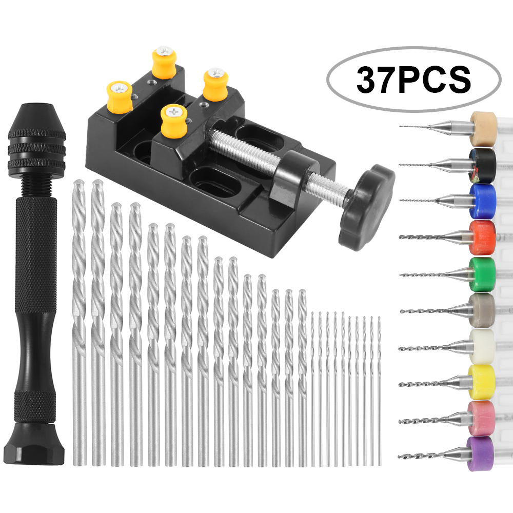 37Pcs Portable Hand  Twist Dri - Pin Vice Micro avis et prix