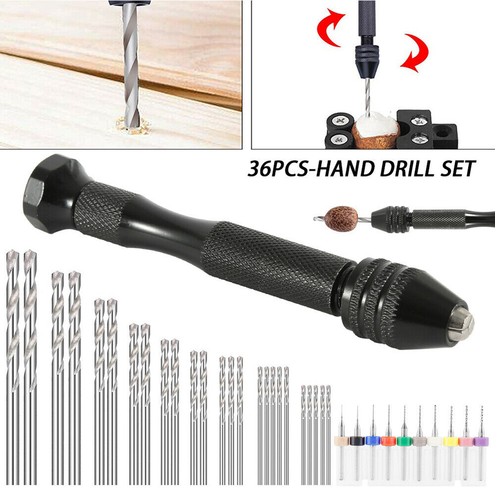 36Pcs Micro Hand Drill Bits Se - Pin Vice Micro avis et prix