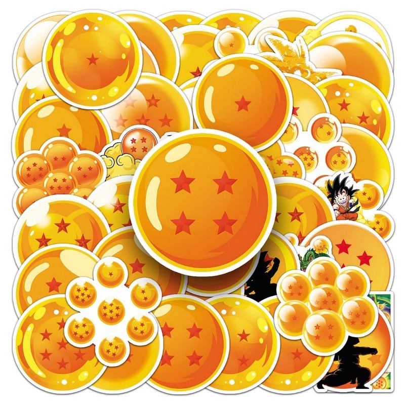 50pcs Dragon Ball PVC stickers - Model Kit Dragon Ball avis et prix