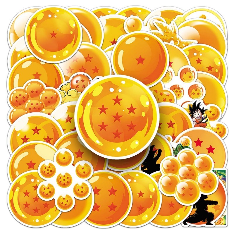 50pcs Dragon Ball PVC stickers - Model Kit Dragon Ball avis et prix