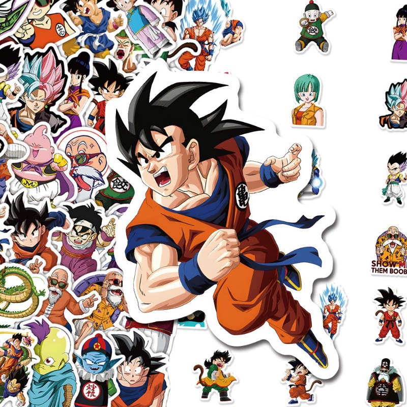 60pcs Anime Dragon Ball sticke - Model Kit Dragon Ball avis et prix