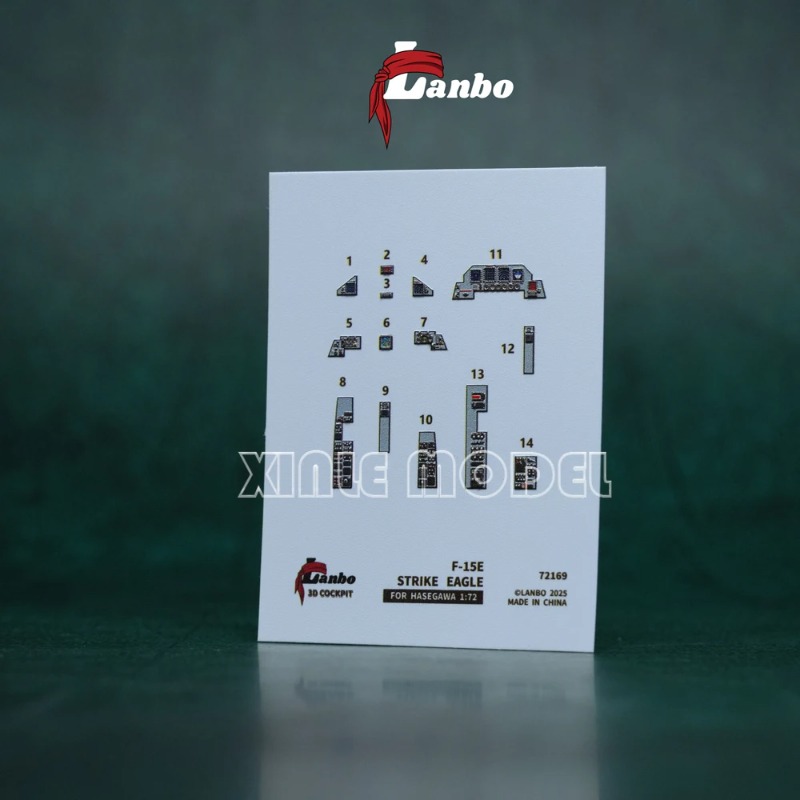 Lanbo Models 3D Color Cockpit  - Model Kit Hasegawa avis et prix