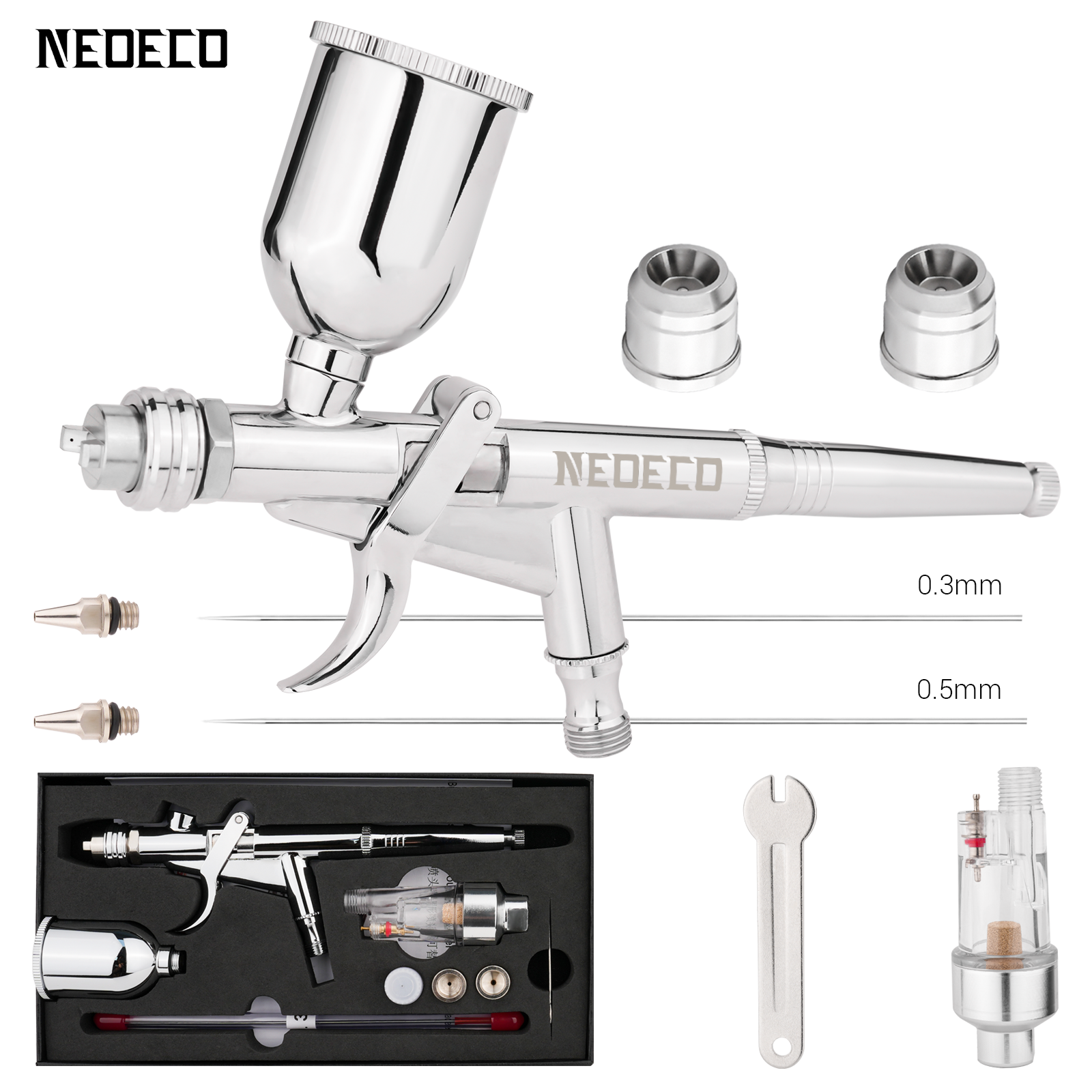 Pistol Grip Airbrush Kit 0.3mm - Model Kit Nippers avis et prix