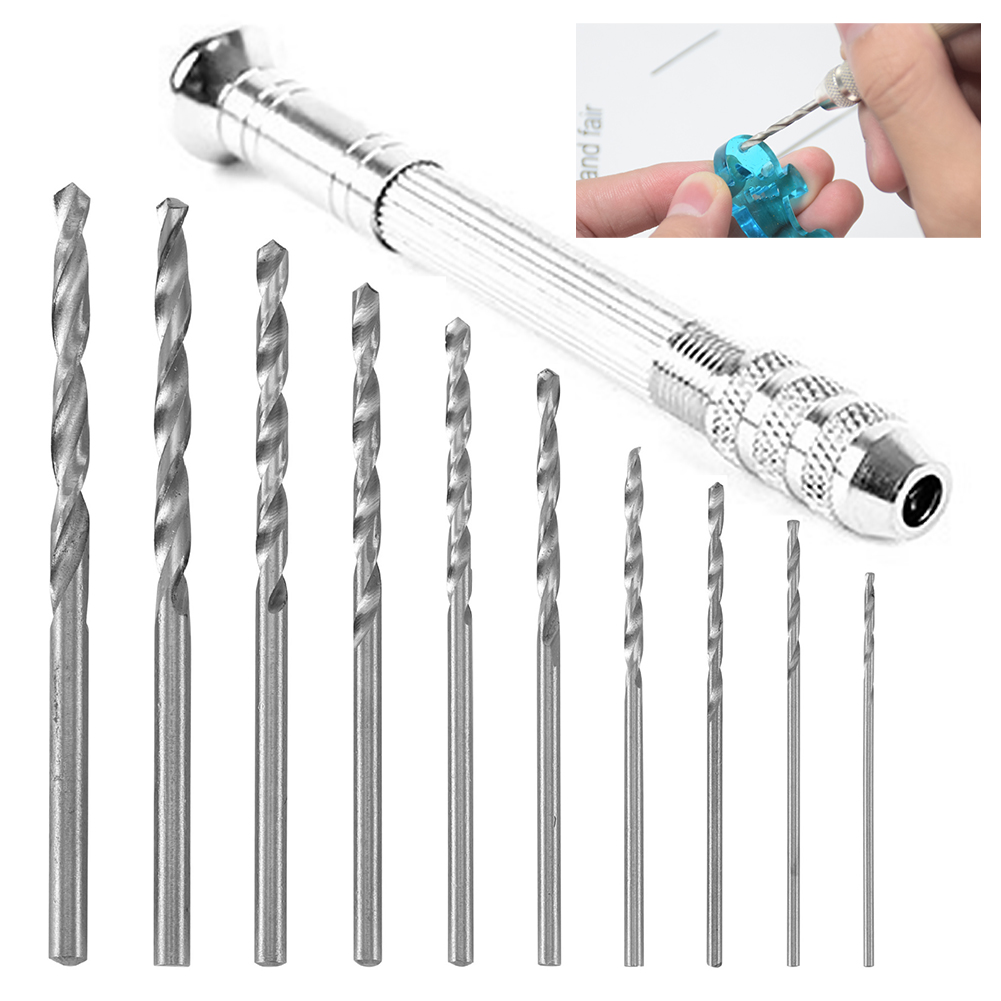 Mini Hand Drill Set With 10pcs - Pin Vice Micro avis et prix