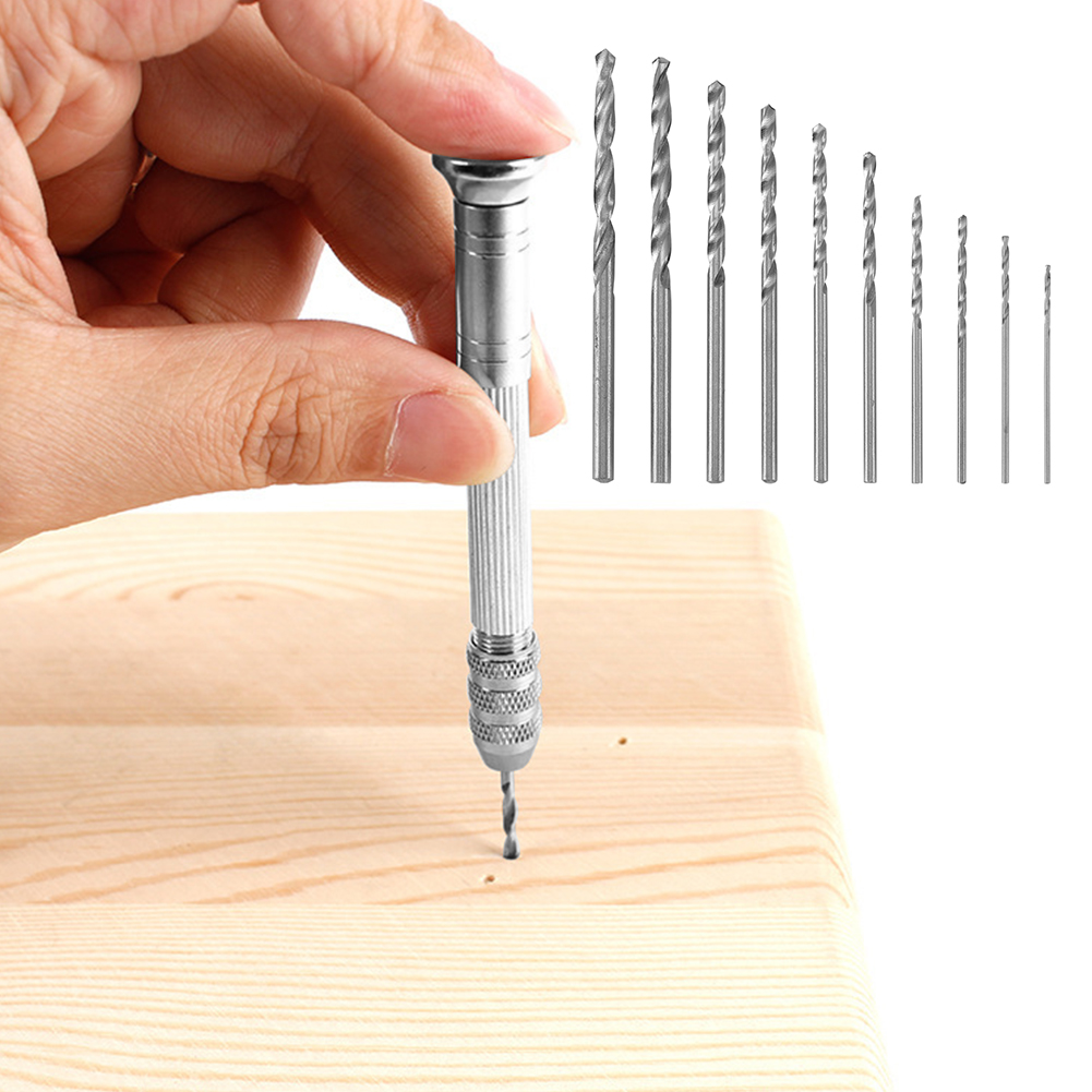 Mini Hand Drill Set With 10pcs - Pin Vice Micro avis et prix