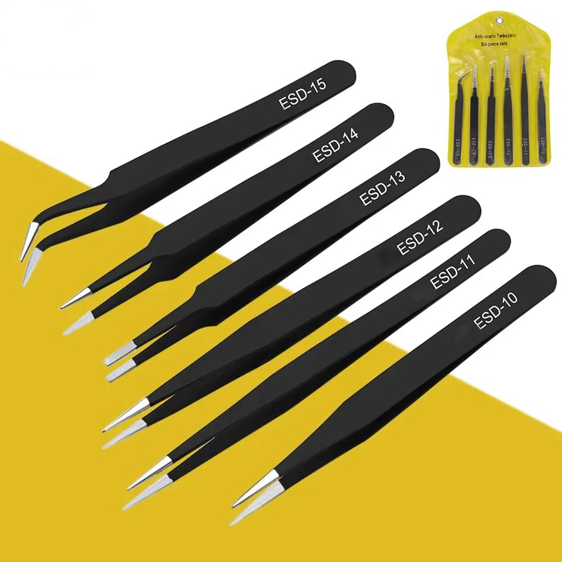 6pcs anti-static stainless ste - Model Kit Nippers avis et prix