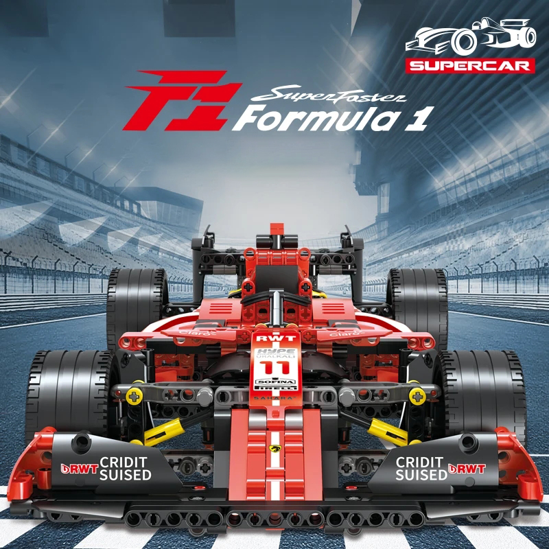 1280Pcs High-Tech Formula Cars - Model Kit F16 avis et prix