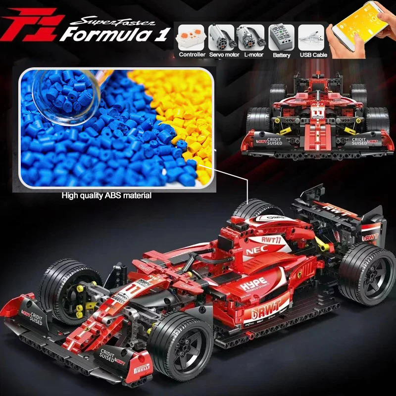 1280Pcs High-Tech Formula Cars - Model Kit F16 avis et prix