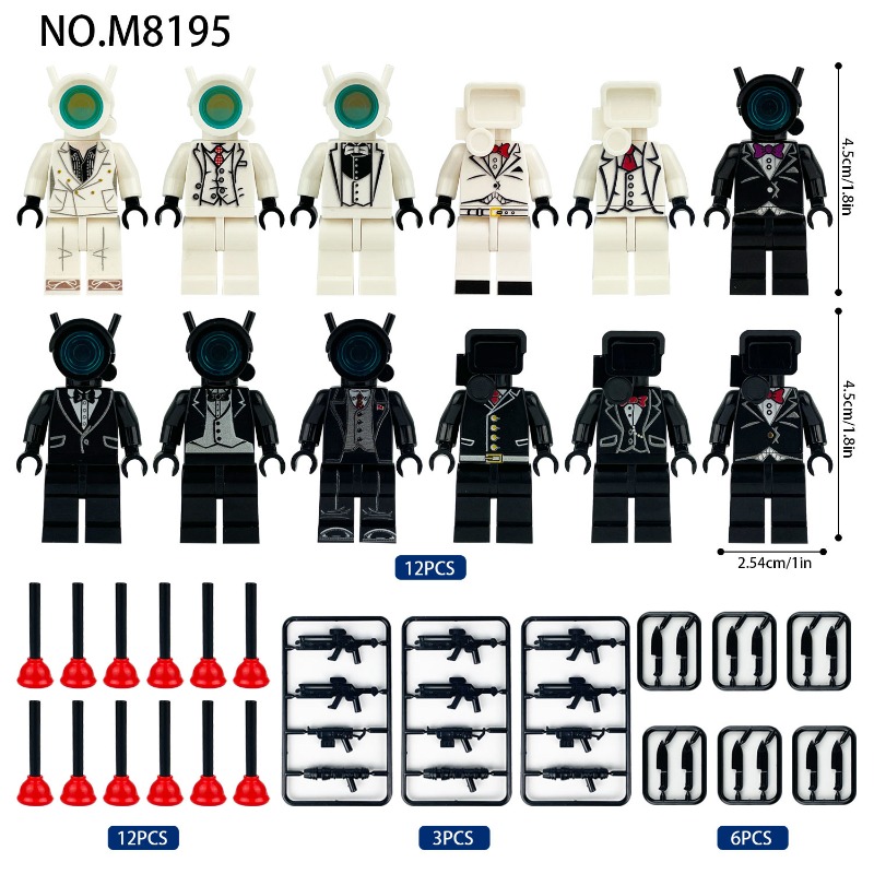 M8195 Suit monitor man buildin - Model Kit Zhao Yun avis et prix