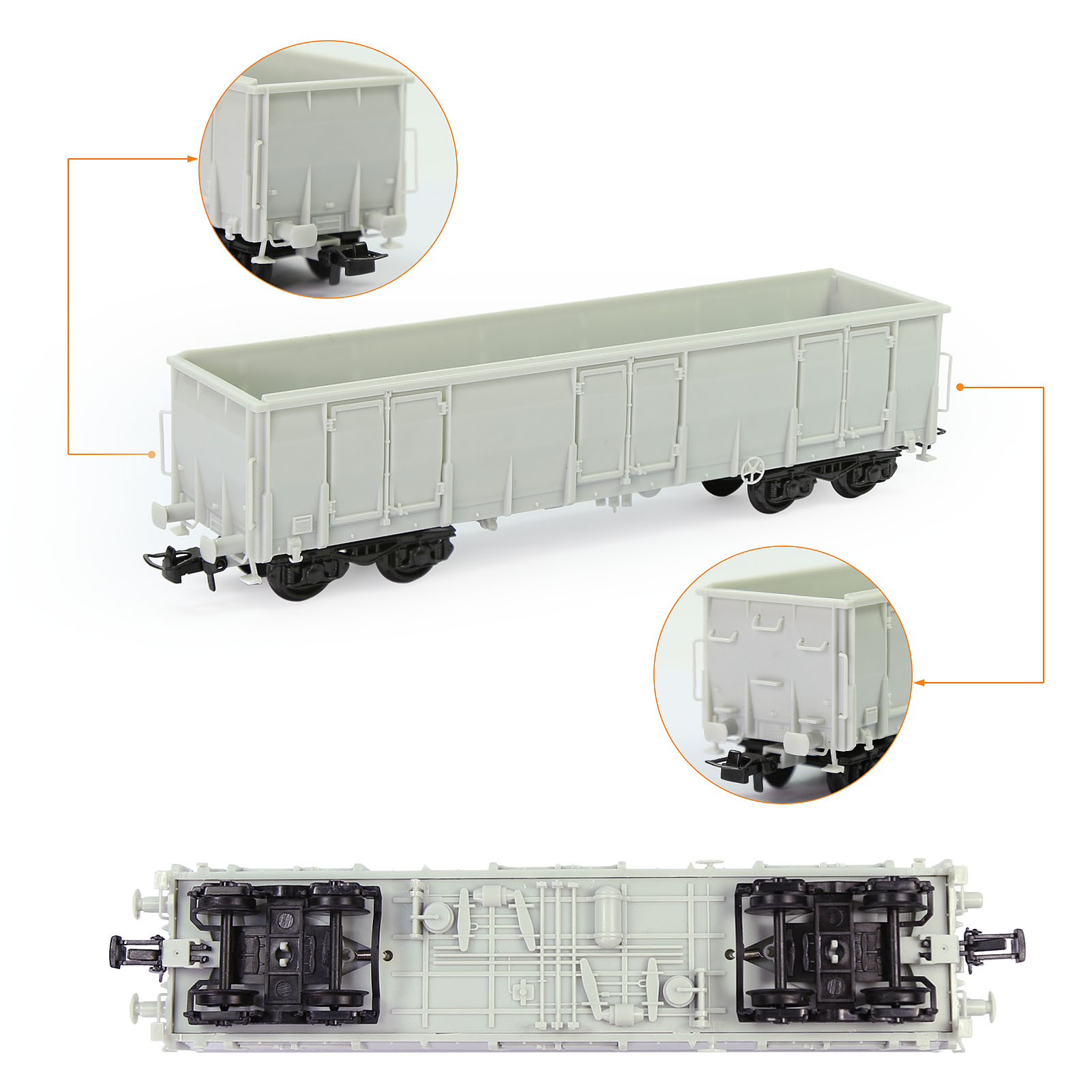 Evemodel 1pc HO Scale 1:87 Bla - Model Kit Lugia avis et prix