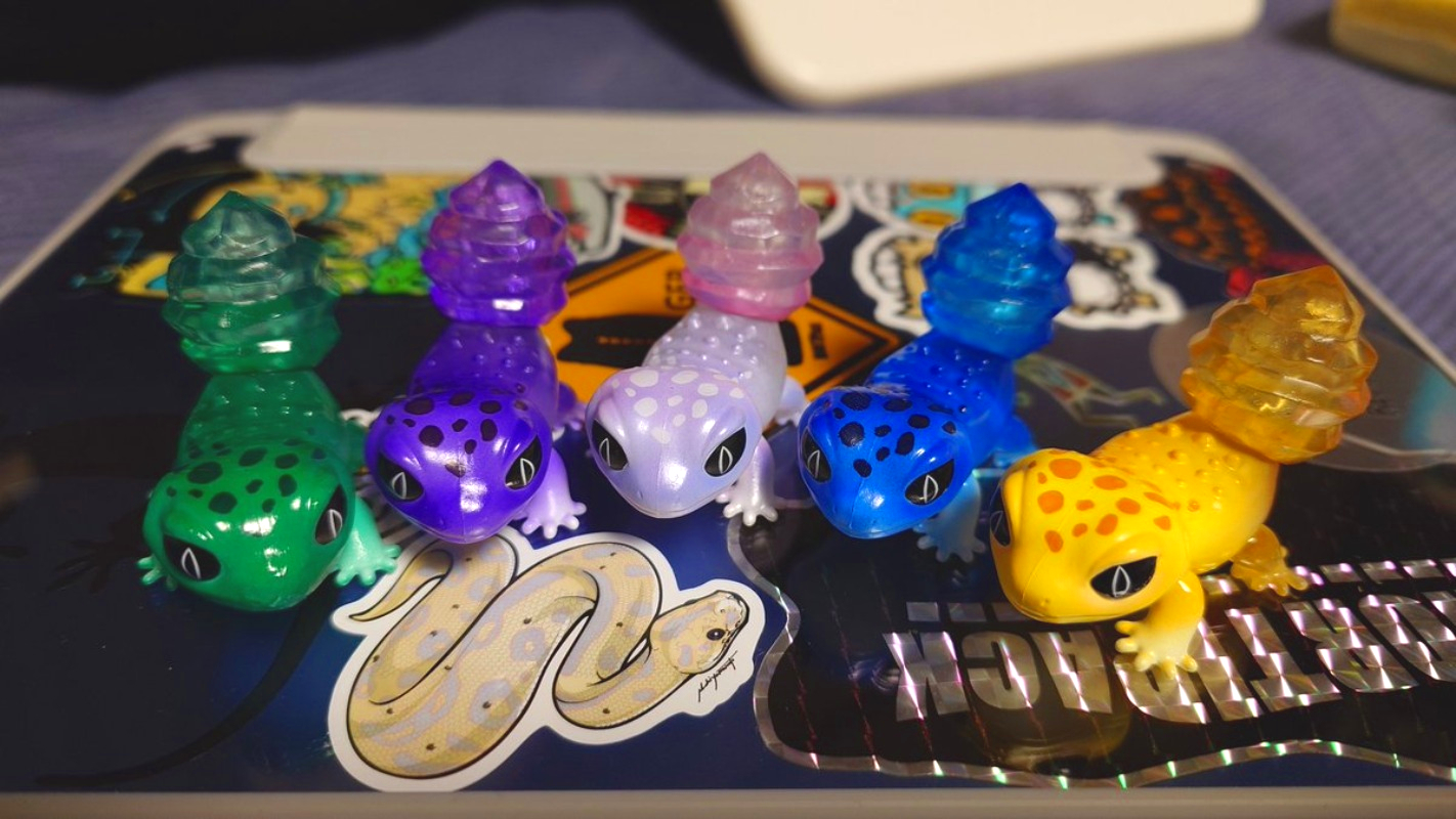 Qualia capsule toys cute kawai - Model Kit Lizard avis et prix