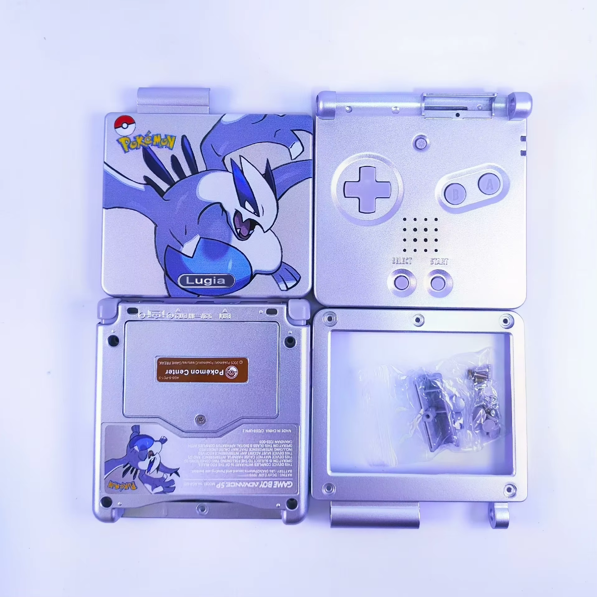 GBA SP Packaging and Shell Set - Model Kit Lugia avis et prix