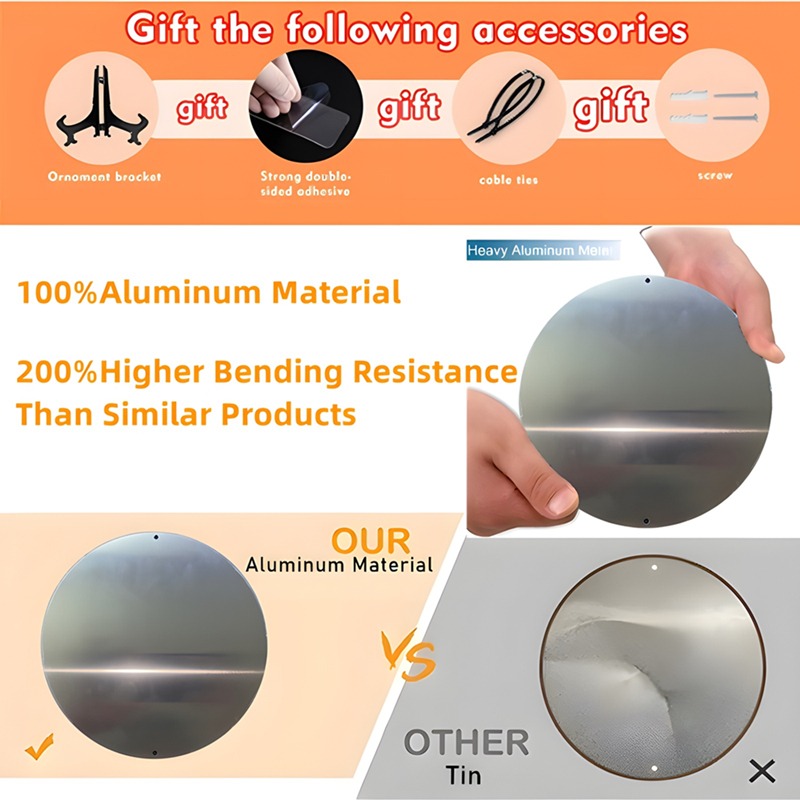 Round Metal Aluminum Sign, 2D  - Model Kitchen Set Aluminium avis et prix