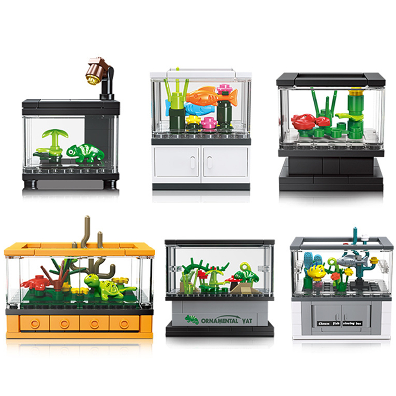 DIY Fish Tank Aquarium Turtle  - Model Kit Lizard avis et prix