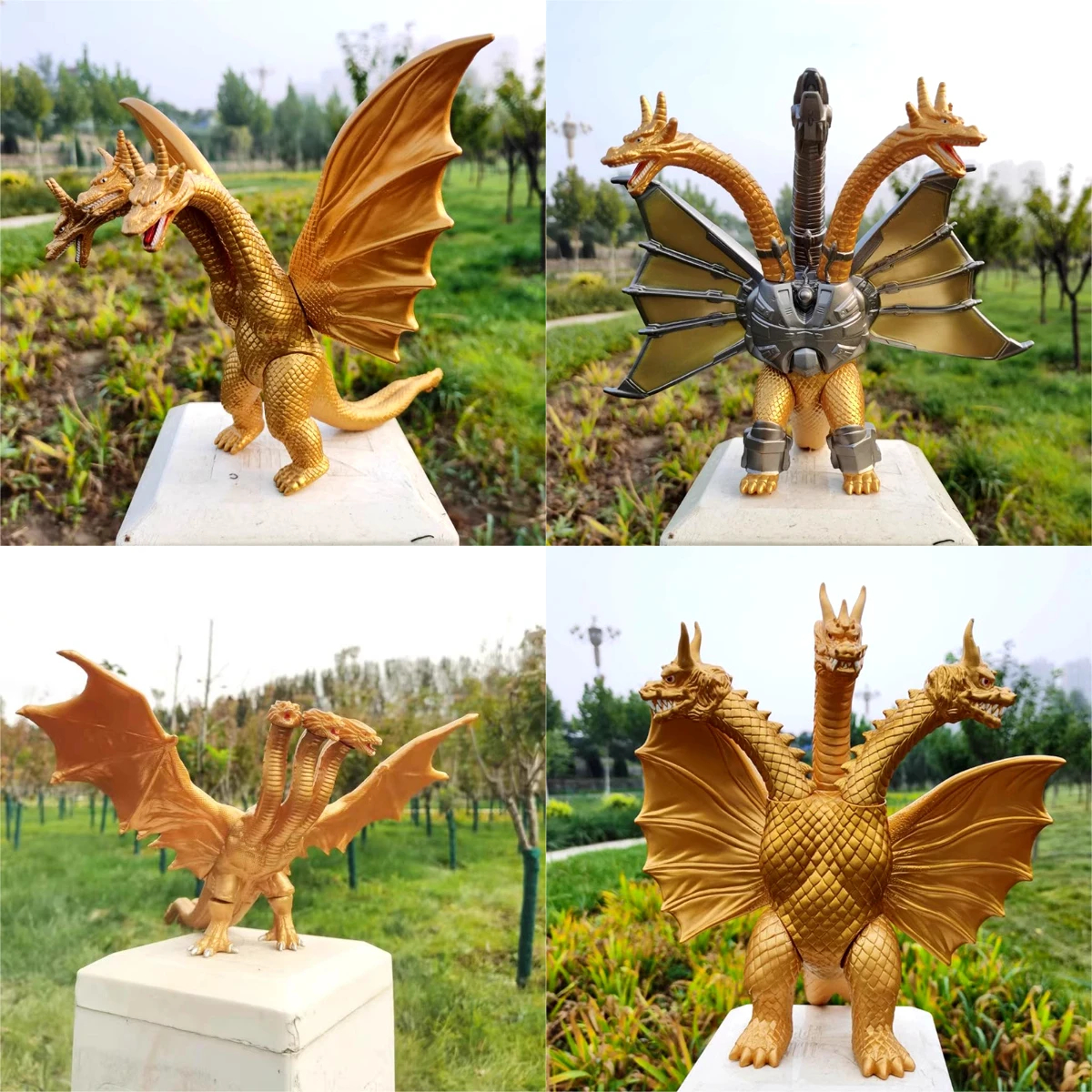Large size three headed dragon - Model Kit Vs Action Figure avis et prix