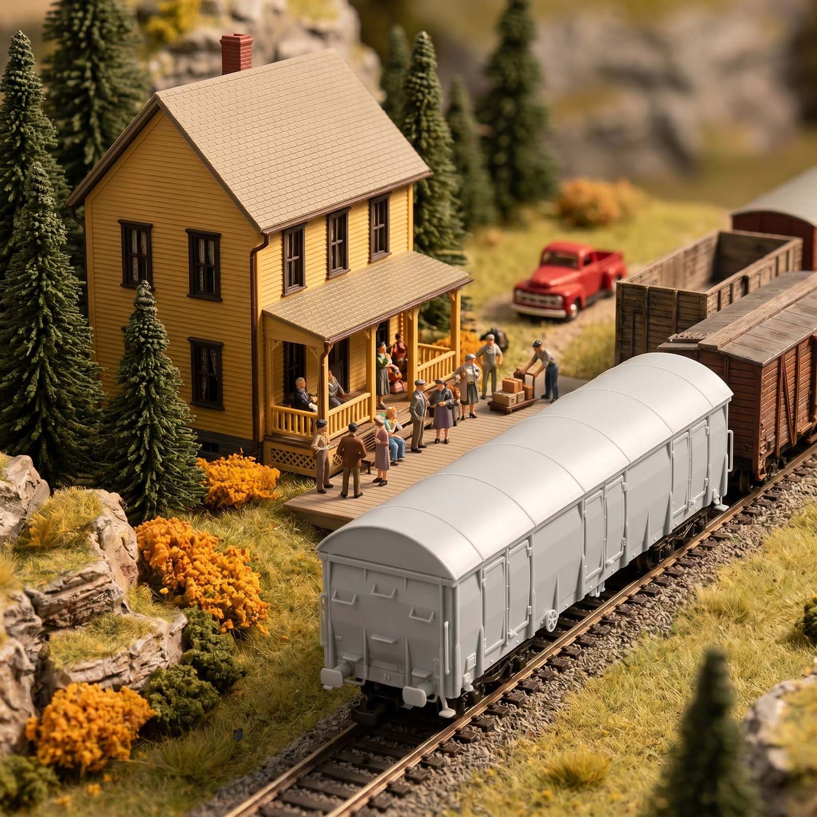 Evemodel HO Scale 1:87 Blank U - Model Kit Lugia avis et prix