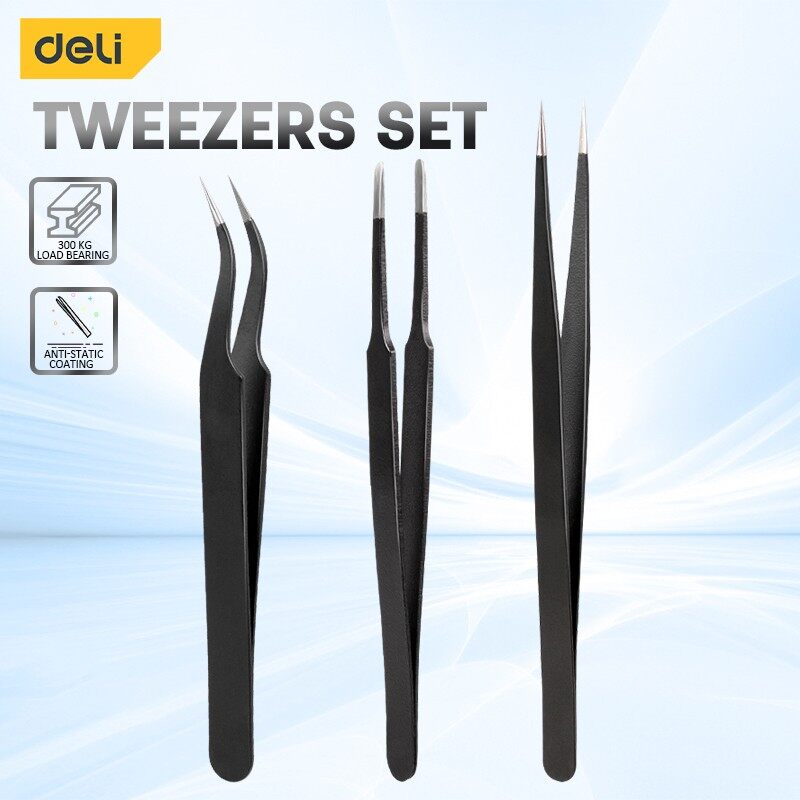Deli 3PCS Tweezers Set Upgrade - Model Kit Nippers avis et prix