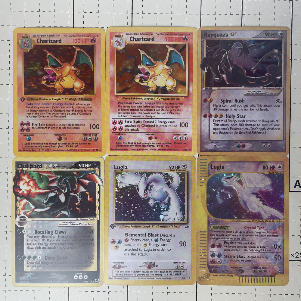 6Pcs/set DIY PTCG Collection C - Model Kit Lugia avis et prix